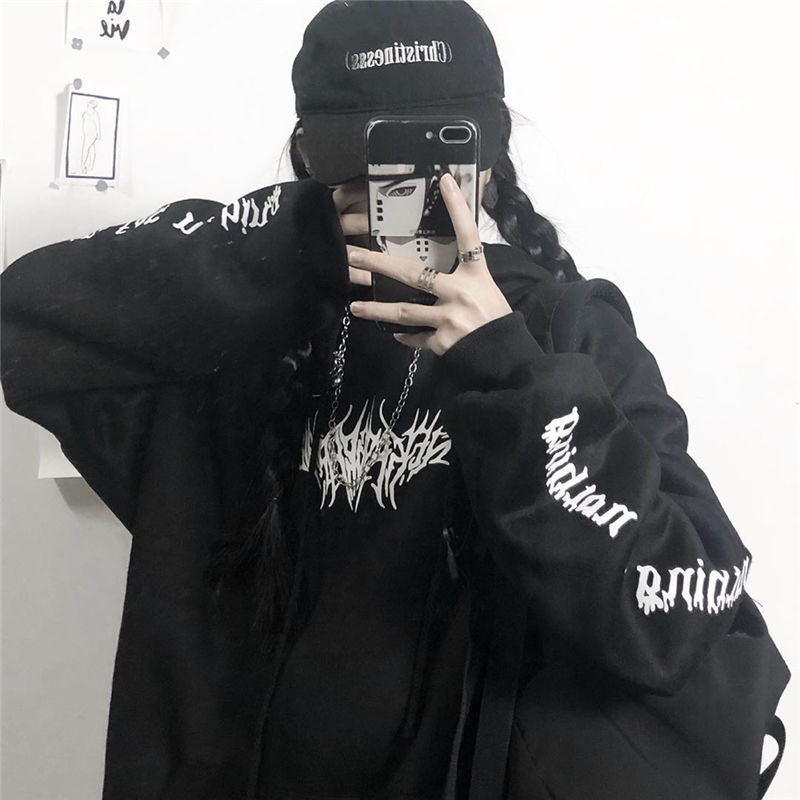 long printed hoodie, view 2 - MRSLM