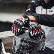 Goatskin carbon fiber motorcycle gloves - MRSLM