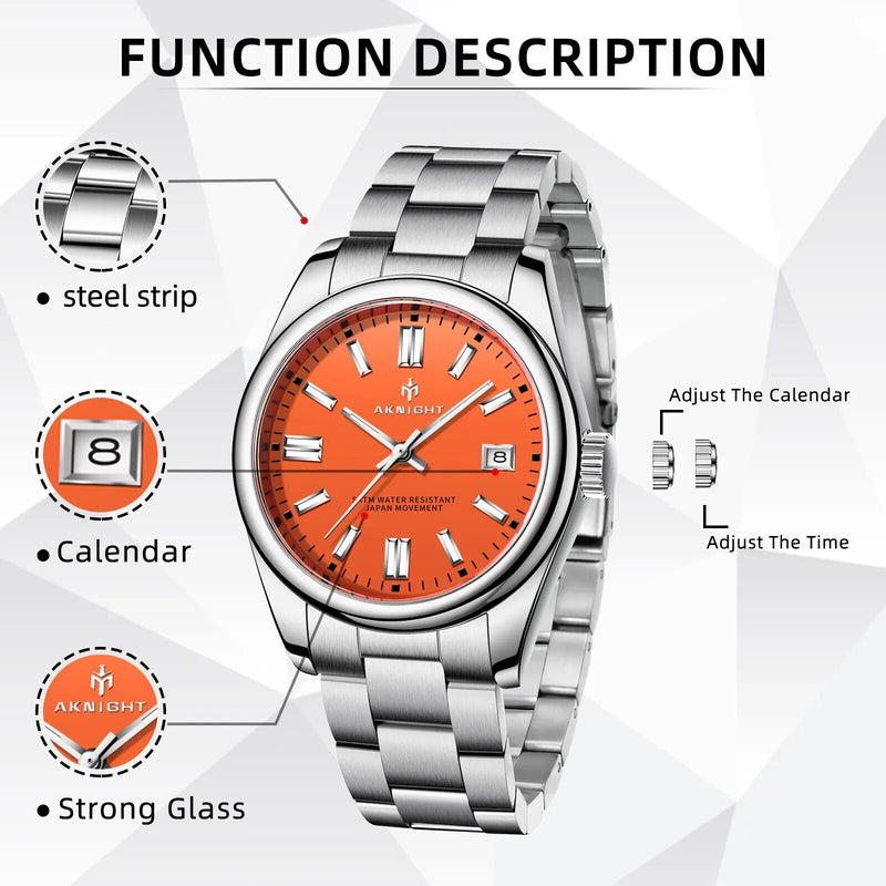 men's chronograph quartz watch, view 11 - MRSLM