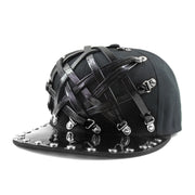 punk hip hop flat-brimmed cap, view 9 - MRSLM