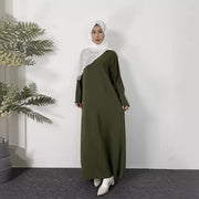 round neck long shirt dress - MRSLM