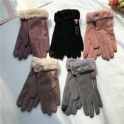 Women's fleece-lined riding gloves, view 2 - MRSLM