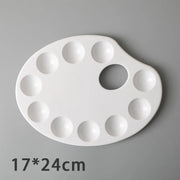 fish-shaped 10-well paint palette, view 2 - MRSLM