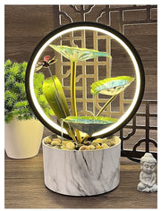 circulating water lotus ornament, view 8 - MRSLM