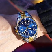 Men's steel belt mechanical watch, view 3 - MRSLM