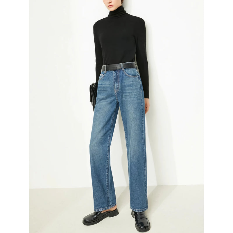 wide leg jeans, view 3 - MRSLM