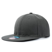 flat brim snapback baseball cap, view 4 - MRSLM