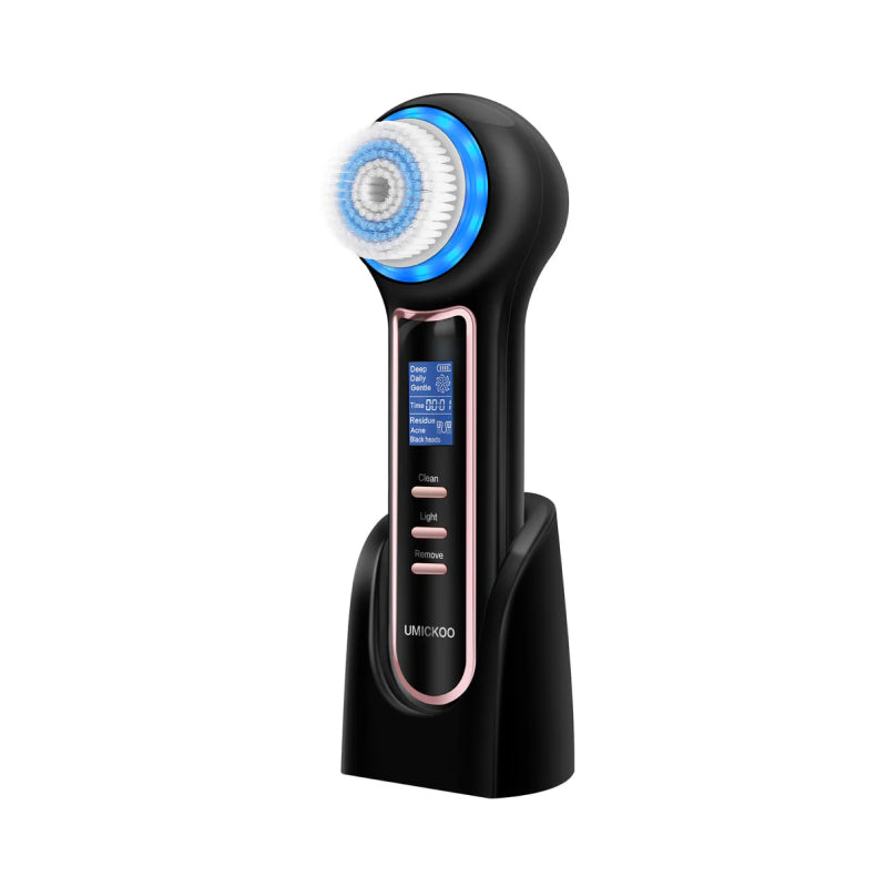 electric facial cleansing brush with pore vacuum, view 8 - MRSLM