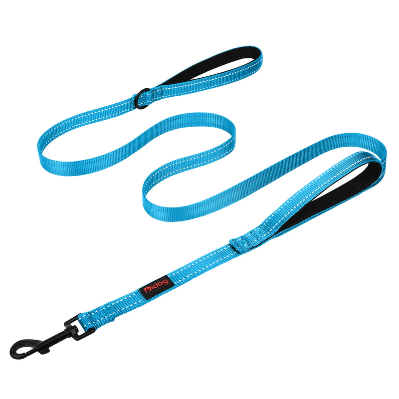 double handle nylon dog leash, view 4 - MRSLM