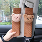cute bear car seat belt cushion, view 9 - MRSLM
