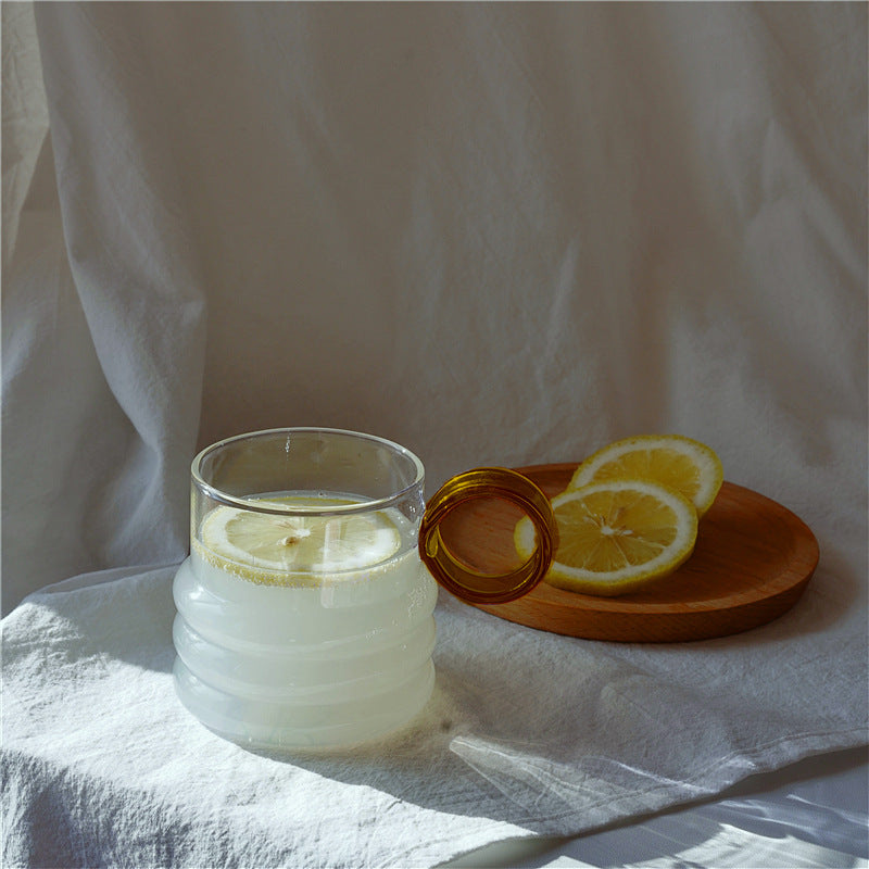 Ripple glass coffee cup, view 7 - MRSLM