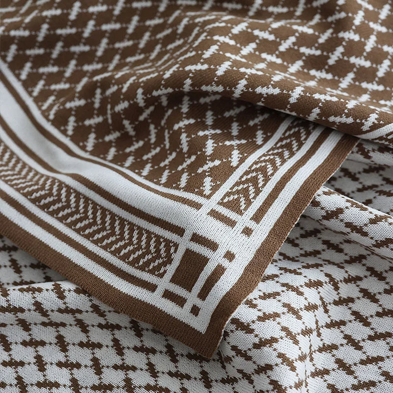 soft knit nordic blanket, view 8 - MRSLM