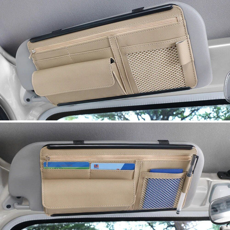 5-in-1 car sun visor organizer, view 11 - MRSLM