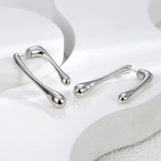 geometric drop earrings, view 9 - MRSLM