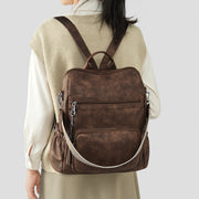 Retro women's casual laptop backpack, view 4 - MRSLM