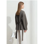 belted blazer coat, view 6 - MRSLM