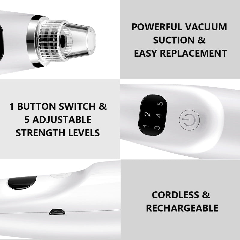 electric blackhead remover vacuum suction tool, view 5 - MRSLM