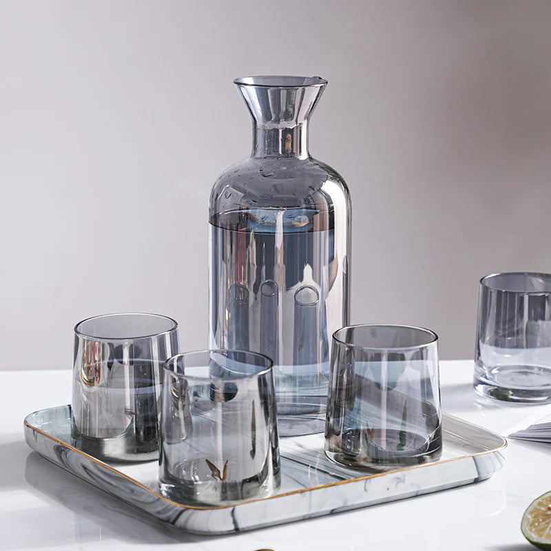 multi-color heat-resistant glass cup set, view 10 - MRSLM
