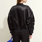 loose crewneck printed pullover, view 6 - MRSLM