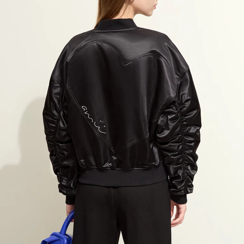 loose crewneck printed pullover, view 6 - MRSLM
