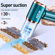 USB handheld car and home vacuum, view 5 - MRSLM