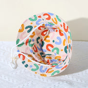 embroidered letter baby bucket hat, view 7 - MRSLM