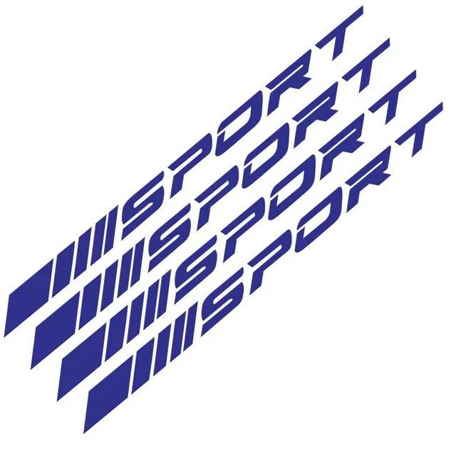 sport racing wheel rim vinyl stripes, view 3 - MRSLM