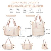 large expandable travel duffel bag, view 6 - MRSLM