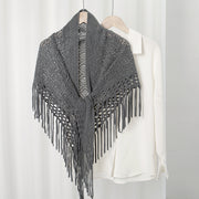 Knitted cardigan shawl, view 3 - MRSLM