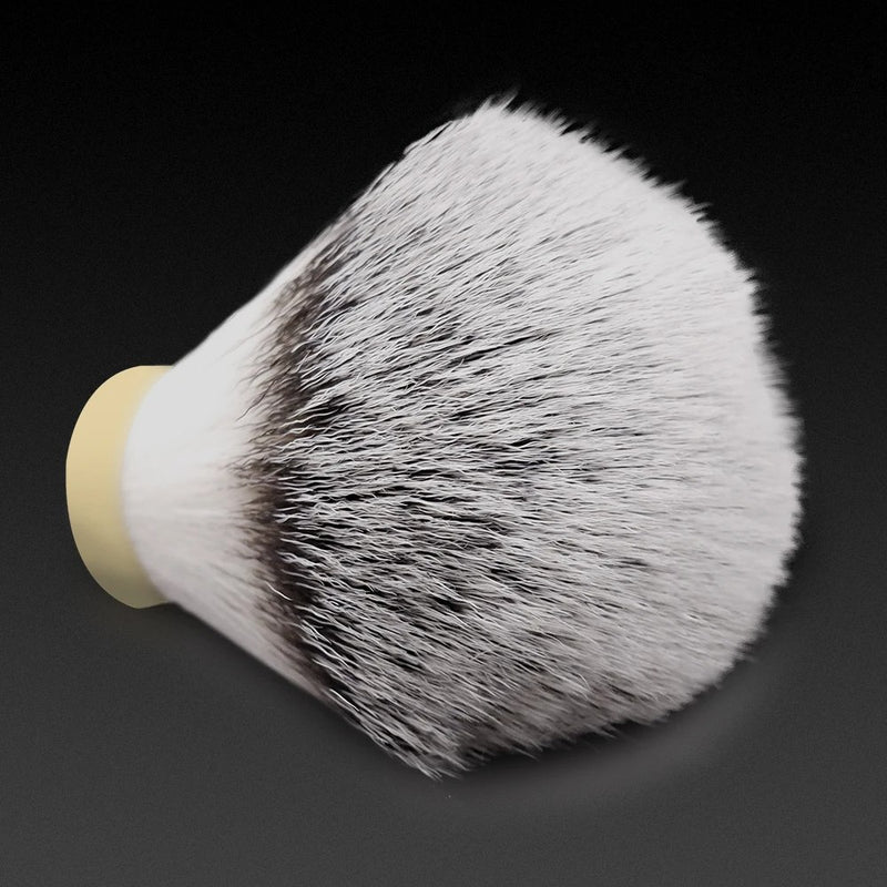 3-color synthetic hair bulb shaving brush kit for men, view 4 - MRSLM