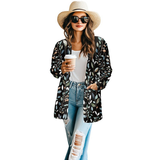 long sleeve cardigan jacket, view 6 - MRSLM