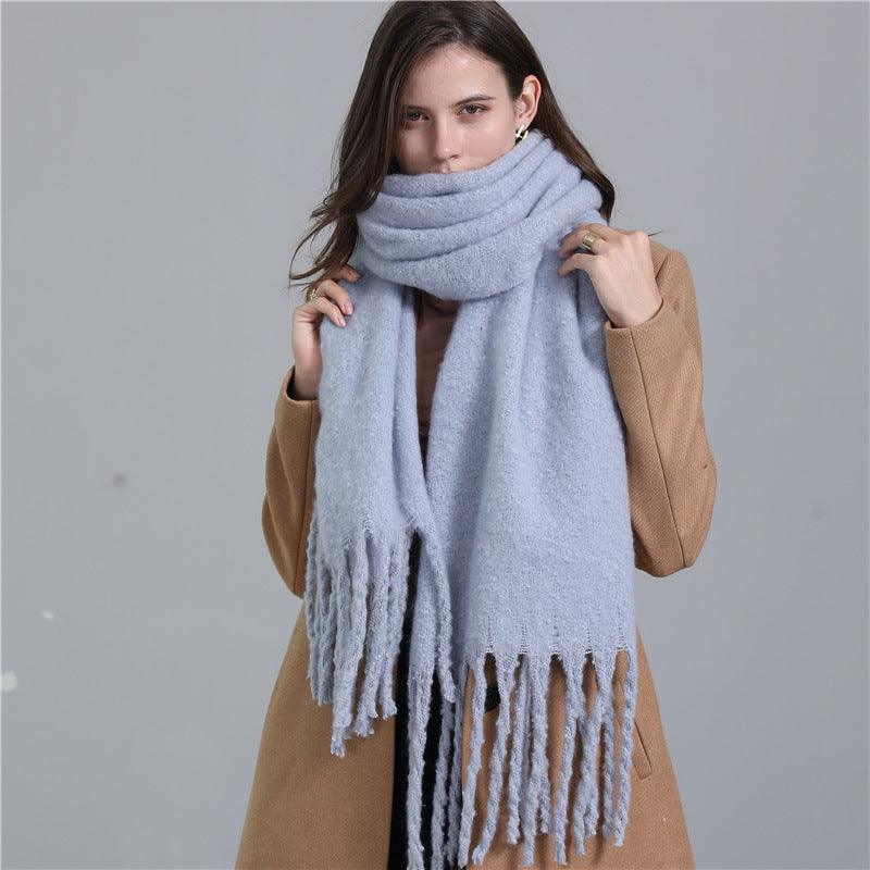 Extended Length Scarf Faux Cashmere Warmth