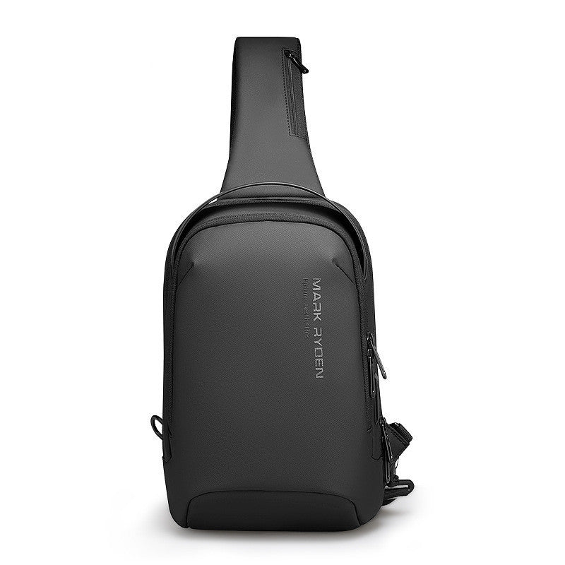 one-shoulder messenger bag, view 3 - MRSLM