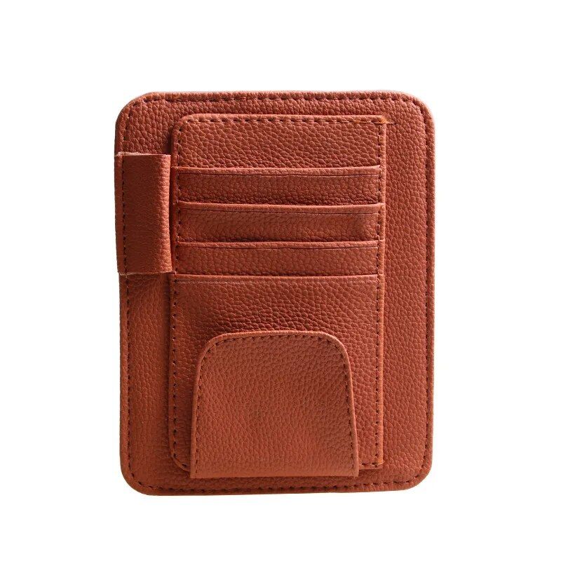 Multi-pocket car sun visor organizer, view 3 - MRSLM