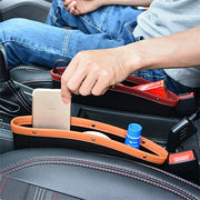 PU leather car seat gap organizer, view 7 - MRSLM