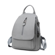 women's genuine leather multi-layer backpack, view 10 - MRSLM