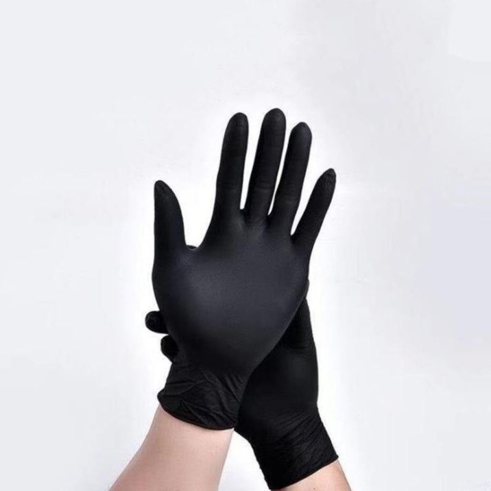 Disposable black nitrile gloves - MRSLM
