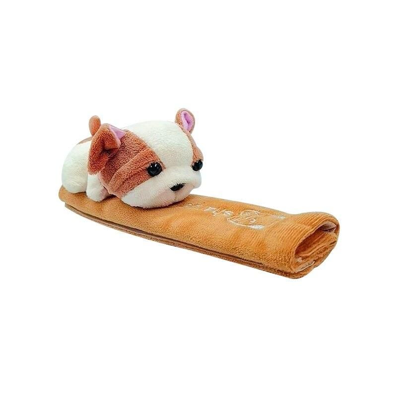 plush cartoon seat belt cover, view 6 - MRSLM