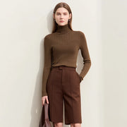 women's turtleneck sweater, view 2 - MRSLM