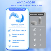 soundproof sleeping ear plugs, view 12 - MRSLM