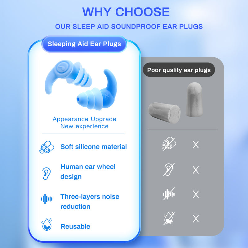 soundproof sleeping ear plugs, view 12 - MRSLM