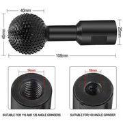 Wood carving grinder attachment, view 2 - MRSLM