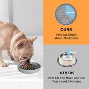 silicone slow feeder bowl for dogs, view 4 - MRSLM