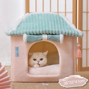 cozy winter pet house, view 2 - MRSLM