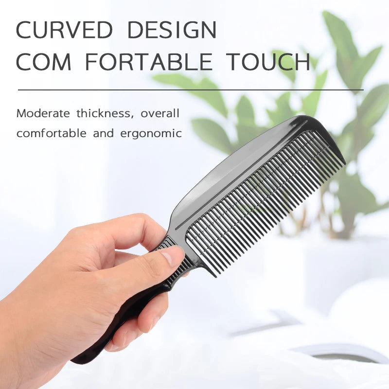 antistatic wide tooth hair cutting comb, view 6 - MRSLM