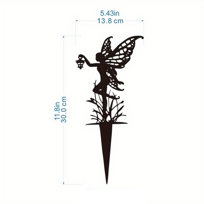 Enchanted garden fairy metal stake, view 2 - MRSLM