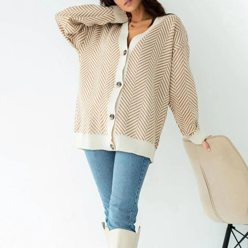 oversized knit cardigan, view 8 - MRSLM