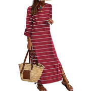 Striped pullover dress, view 9 - MRSLM