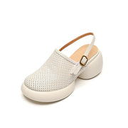 round toe platform heels, view 6 - MRSLM