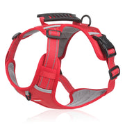 adjustable reflective dog harness, view 3 - MRSLM